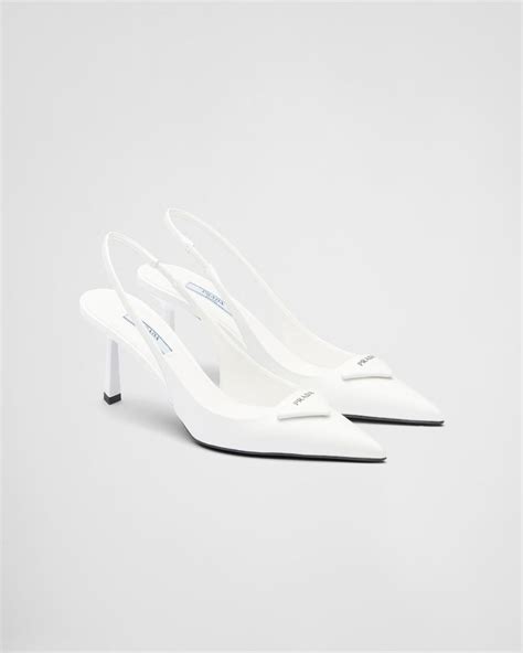 prada slingbacks white|Prada slingback shoes nordstrom.